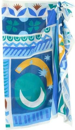 Echo Solstice Collage Sarong in Ultramarine at Nordstrom