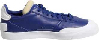 Nike Blauw Wit Leren Sneakers Rubberen Zool - Heren - Skateschoenen - Blauw - 40 1/2 EU - Leer - Fitness