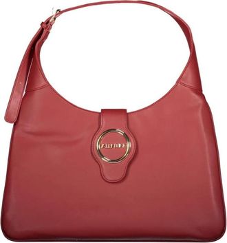 Valentino Leren Hobo Tas - Dames - Handtassen - Rood - ONE Size - Leer - Tassen