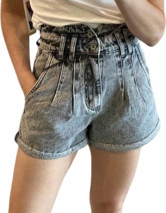 Elan High Waisted Shorts In Black