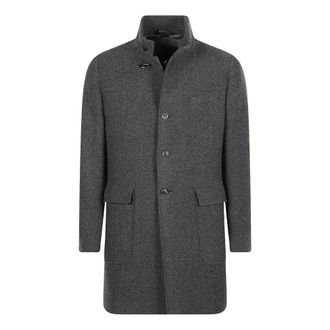 Fay Duty Coat - Heren - Mantels - Grijs - Maat: XL Wol
