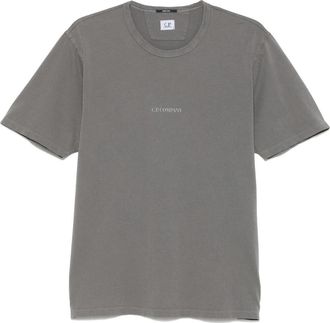 C.P. Company Smoked Pearl T-Shirt - Heren - T-shirts - Grijs - S - Katoen - Tops