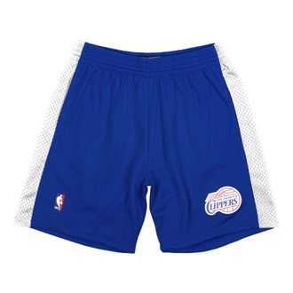 Mitchell & Ness NBA Swingman Los Angeles Clippers 2002 Shorts Blue White SMSHGS20039-LACROYA02