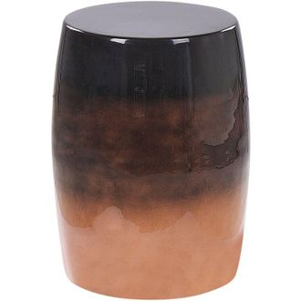 Beliani Side Table FRAGUITA Metal Black