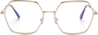Tom Ford Eyewear Occhiali geometrici - Oro