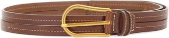 Gianni Chiarini Leren Riem - Dames - Riemen - Bruin - 75 CM - Leer - Accessoires