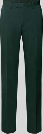 Mc Neal Regular Fit Stoffhose aus Satin in Dunkelgruen, Größe 102