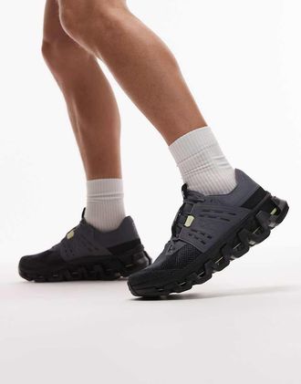 On Cloudswift Amp - Sneakers da corsa grigie e nere-Grigio