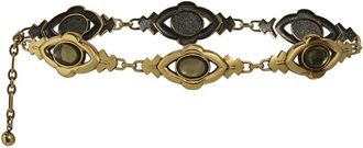 Etro Etro, Belts, female, Yellow, Size: ONE SIZE Metal Belt with Cabochon Stones