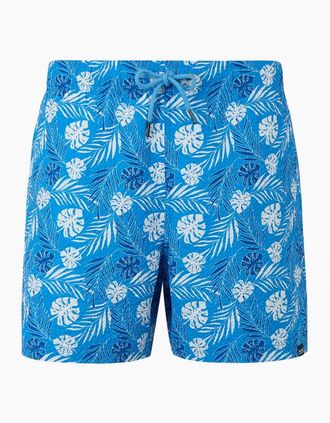 Regatta Mens Regatta Mens Loras Leaf Seersucker Swim Shorts - Elysium Blue - Size: 33/32/32