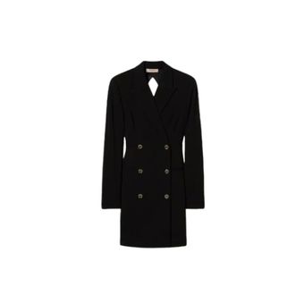 Twinset Dames, Mantels, Zwart, Maat: XS Wol