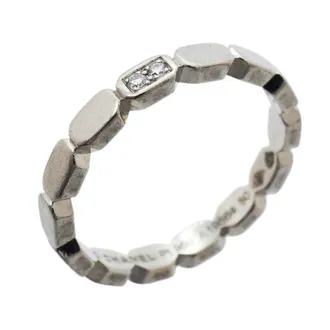 Chanel Platinum 950 Band Ring (Pre-Owned)