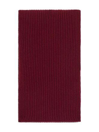 Malo ribbed scarf - Rosso