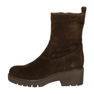 Unisa Schoenen, Dames, Bruin, 39 EU, Leer, Javito_Bs Enkellaars