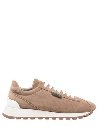Brunello Cucinelli Brown Lace-up Sneakers