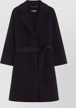Max Mara virgin wool belted short coat