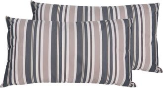 Beliani Cojín de jardín de tejido multicolor