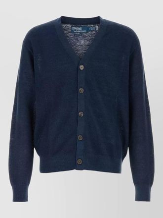 Polo Ralph Lauren linen cardigan v neckline long sleeves