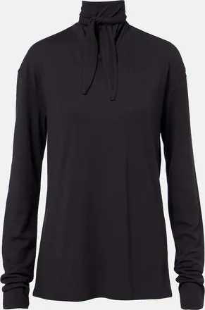 Christophe Lemaire Cotton jersey turtleneck top