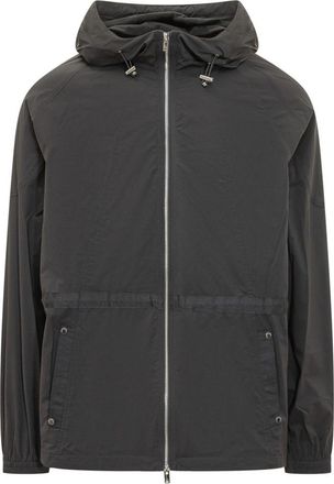 Moose Knuckles Black Solid Hood Jacket