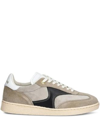 Filling Pieces suede low-top sneakers - women - Calf Suede/Calf Leather/Calf Leather/Rubber - 37 - Neutrals