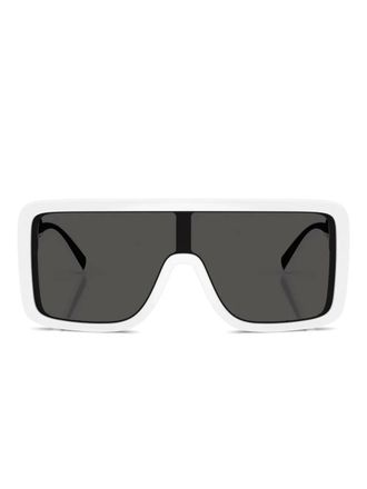 Dolce & Gabbana Eyewear square-frame logo-detail sunglasses - unisex - Plastic - One Size - White
