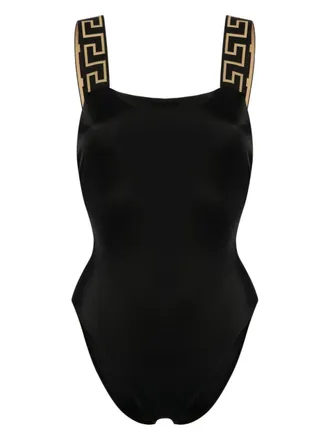 ワンピース水着 VERSACE Black patterned swimsuit Silver Baroque Reversible One-Piece Swim Suit Black | VERSACE US