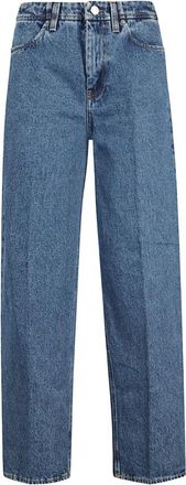 Department Five Stijlvolle Rits Jeans - Dames - Regular Fit Jeans - Blauw - W30 - Katoen - Jeans