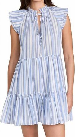 Veronica Beard Zee Dress In Blue Multi