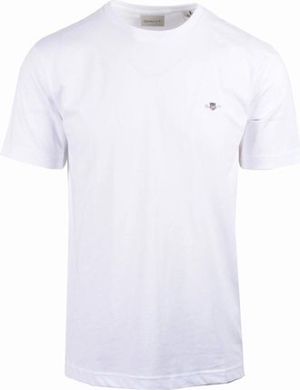 GANT Mens Gant Reg Shield Ss T-shirt White - Size: 38