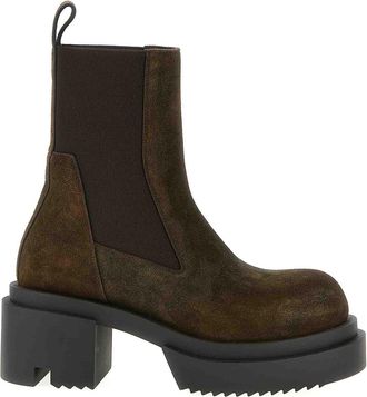 Rick Owens Beatle Bogun Ankle Boots