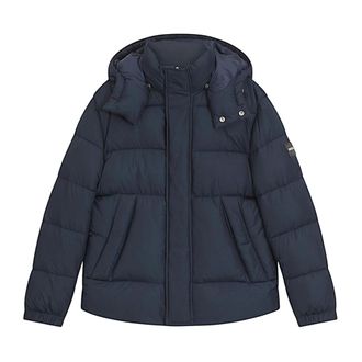 HUGO BOSS Hugo, Winter Jackets, male, Blue, Size: M Giacca