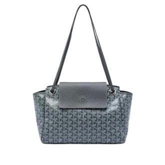 Goyard Pre-owned Vintage Schoudertas - Dames - Pre-owned - Grijs - Maat: ONE Size Leer