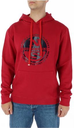 North Sails Hombre, Sudaderas, Rojo, Talla: XL