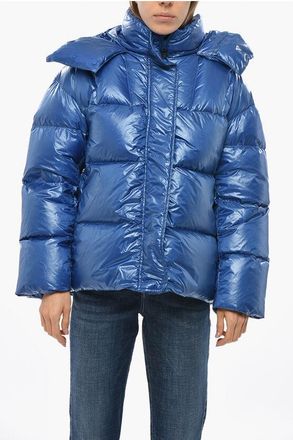 Aspesi Nylon GUMMO Down Jacket with Hood size Xs