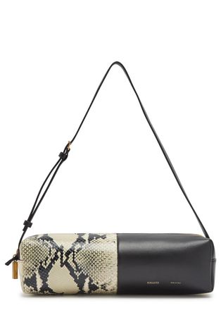 Khaite Kye Quartet Leather Shoulder bag - Black - One Size