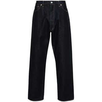 Kaptain Sunshine Loose Fit Jeans, male, Blue, W30, 5P Zipper Front Denim Trousers