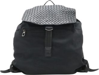 Bottega Veneta Pre-owned Vintage Rugzak - unisex - Vintage Rugzakken - Zwart - ONE Size - Leer - Vintage