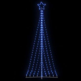 vidaXL &Aacute;rbol De Navidad Led 447 Leds Azul 250 Cm Vidaxl