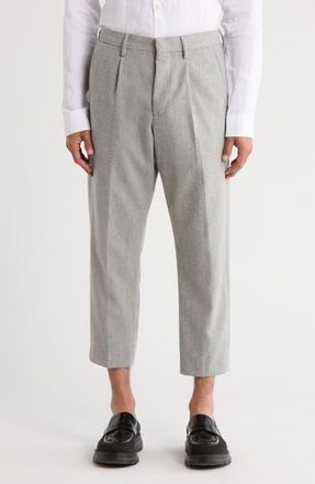 Nn.07 Bill Wool Blend Trousers in Grey Melange at Nordstrom Rack, Size 36 X 32