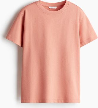 H&M Oversized Baumwoll-T-Shirt - Orange