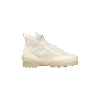 Napapijri Lace-up Lug-Sole Sneakers - Dames - Schoenen - Beige - Maat: 36 EU Synthetisch