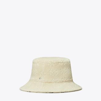 Tory Burch Womens Terry Bucket Hat, One Size