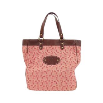 Celine Pre-owned Tote Bags, female, Red, Size: ONE SIZE Pre-owned Canvas celine-bags