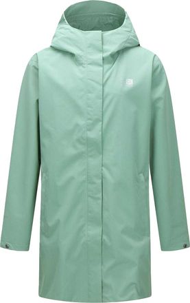 Karrimor Lichtgewicht waterdichte jas met capuchon voor dames (Groen Baai)