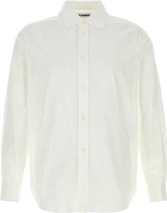Jil Sander White Regular Solid Shirt