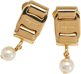 Ferragamo Clip Earrings (Pre-Owned)