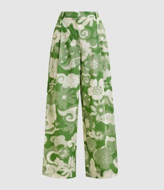 Essentiel Pantalons Jalad Vert Brun