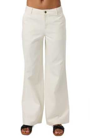 O'Neill OG Remi Wide Leg Denim Pants in Tofu at Nordstrom, Size 28