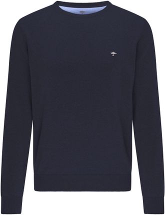 Fynch-Hatton FYNCH-HATTON Langarmpullover mit Logostickerei